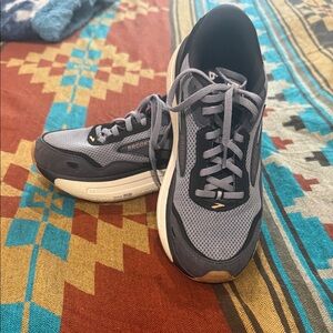 Brooks Charcoal and Black Athletic Sneakers